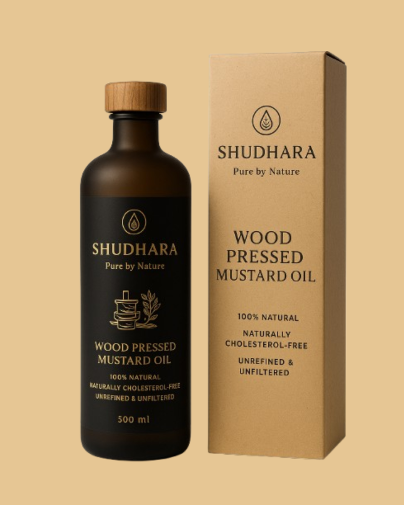 Woodpressed mustard Oil